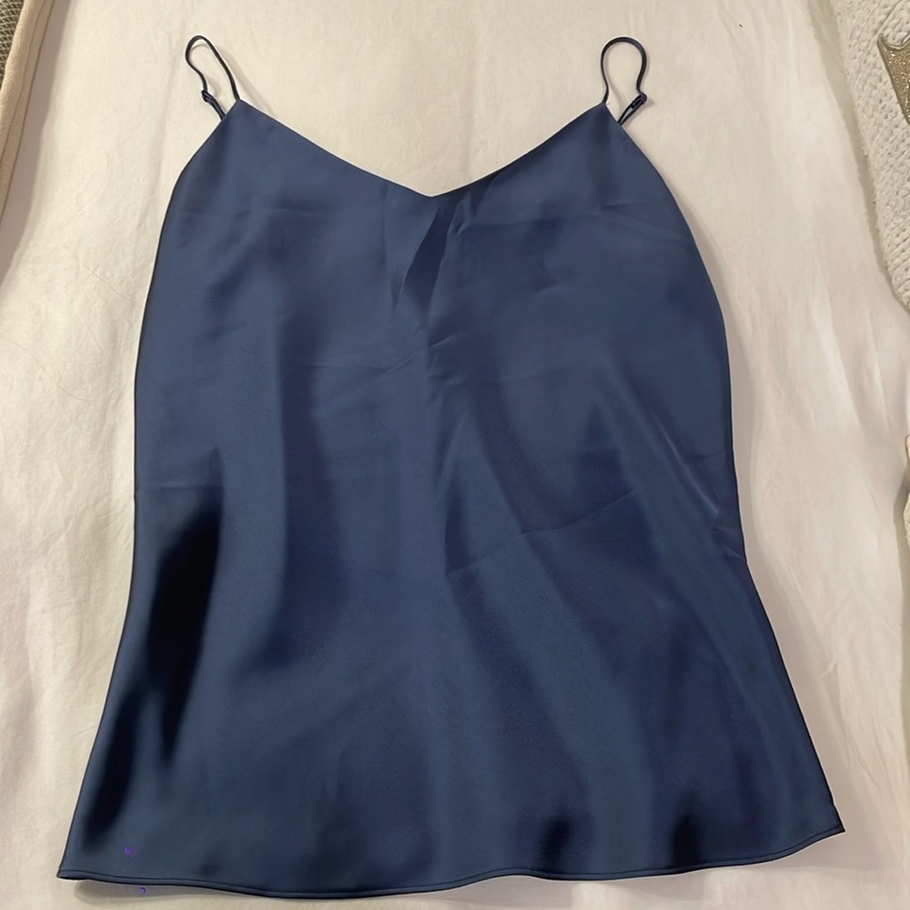 Club Monaco size small silk navy top